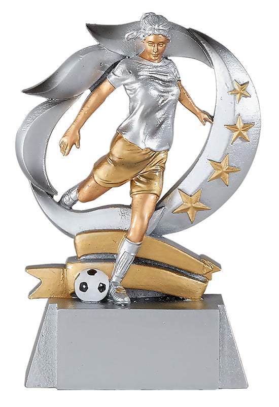Fußball 3D Pokal Frau