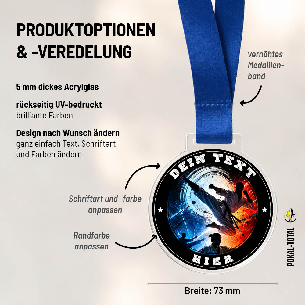 Signature Medaille Karate
