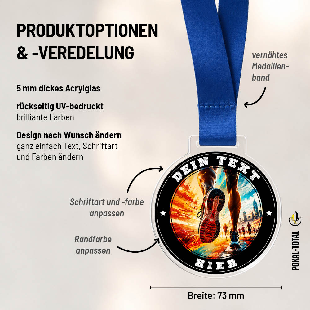 Signature Medaille Laufen