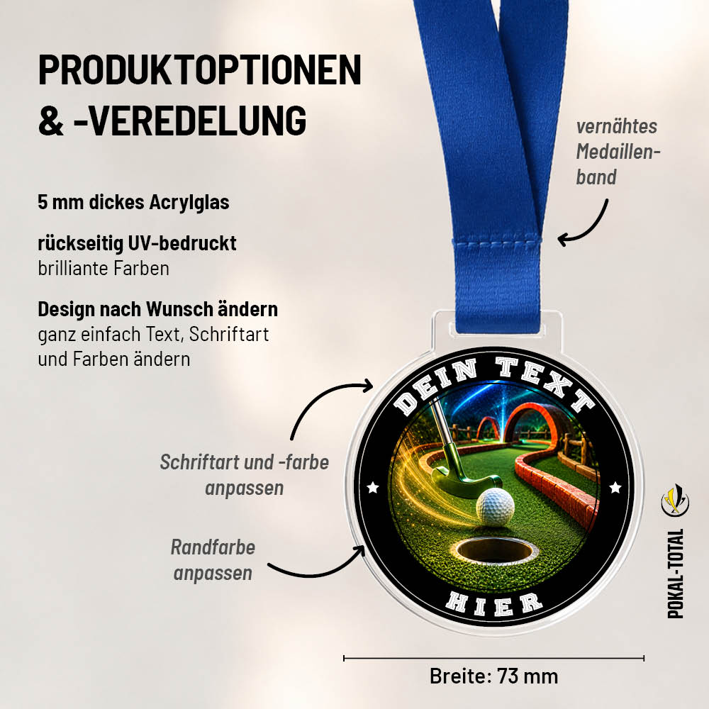Signature Medaille Minigolf