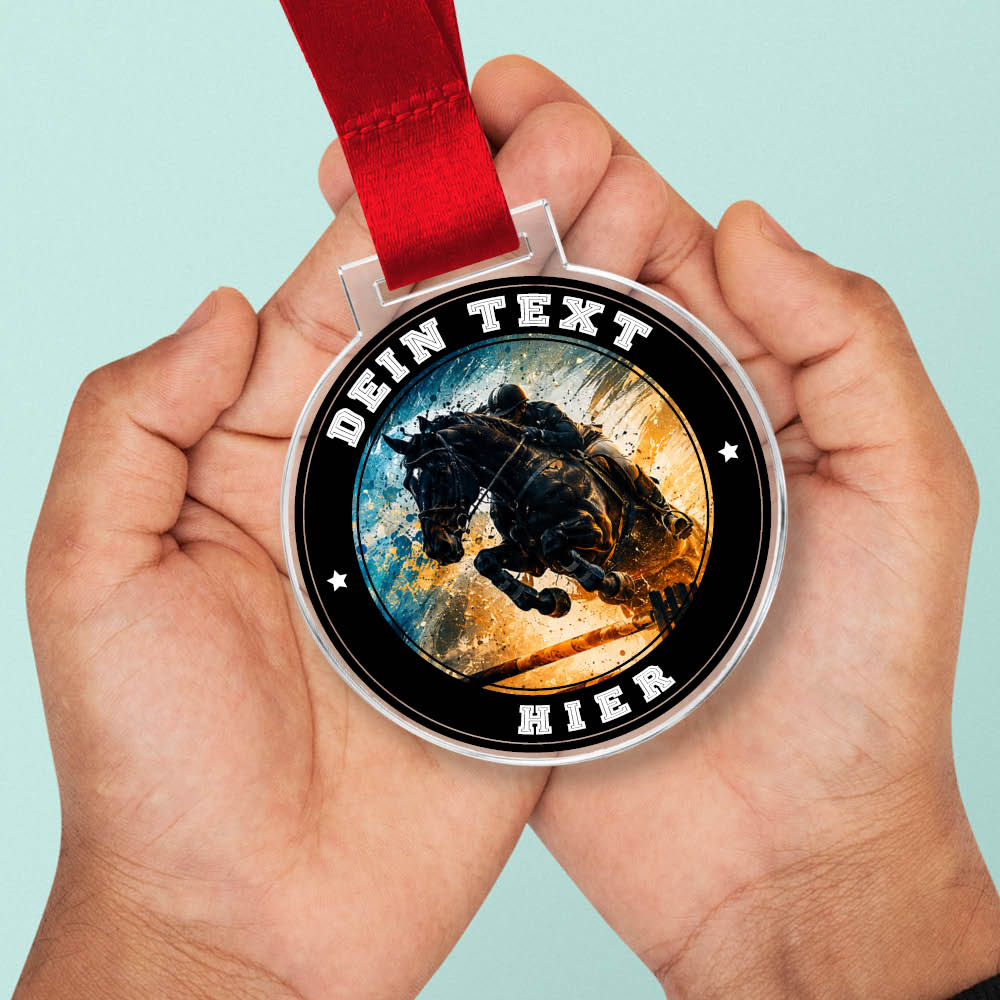 Signature Medaille Springreiten