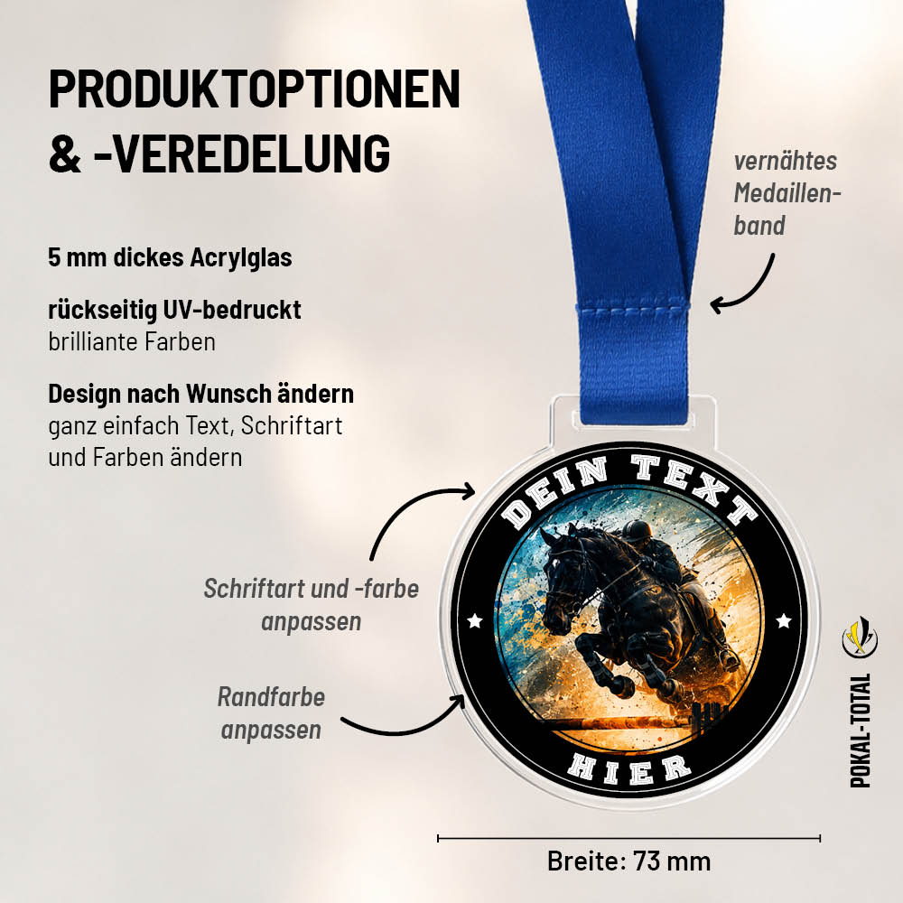 Signature Medaille Springreiten