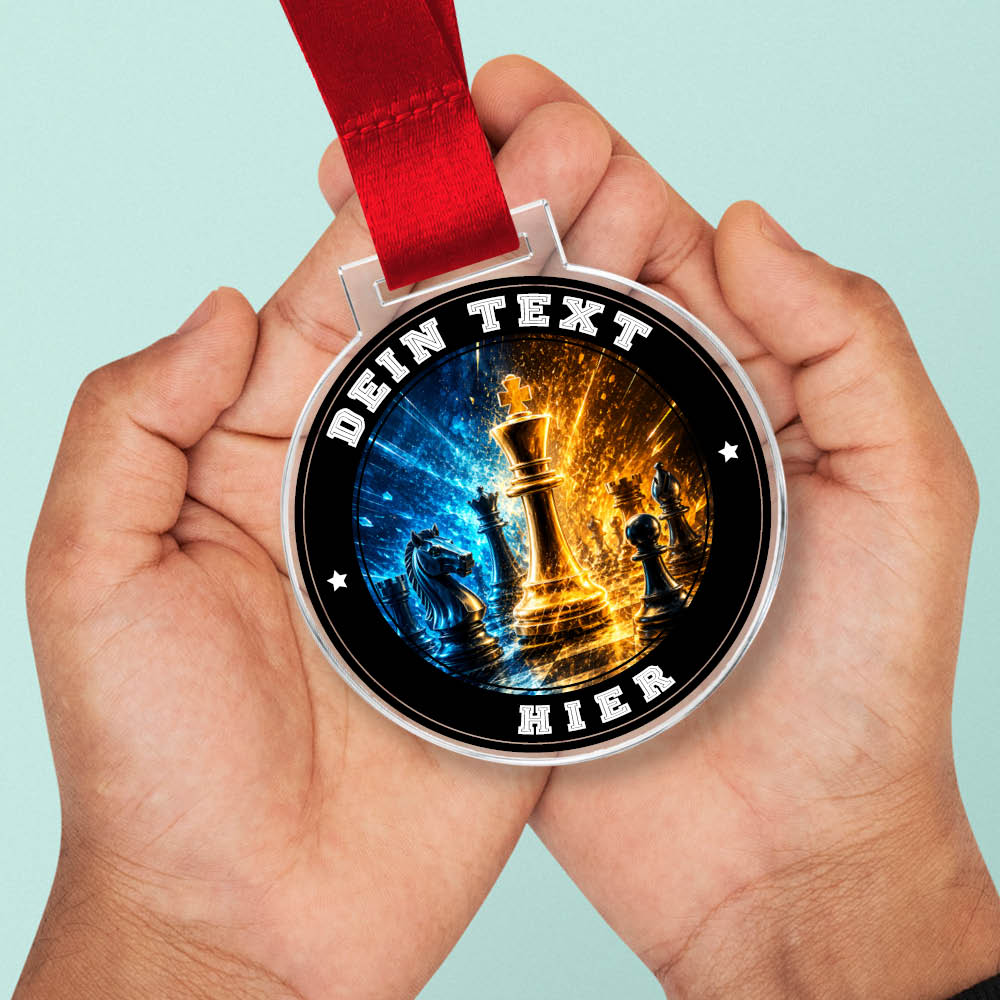 Signature Medaille Schach