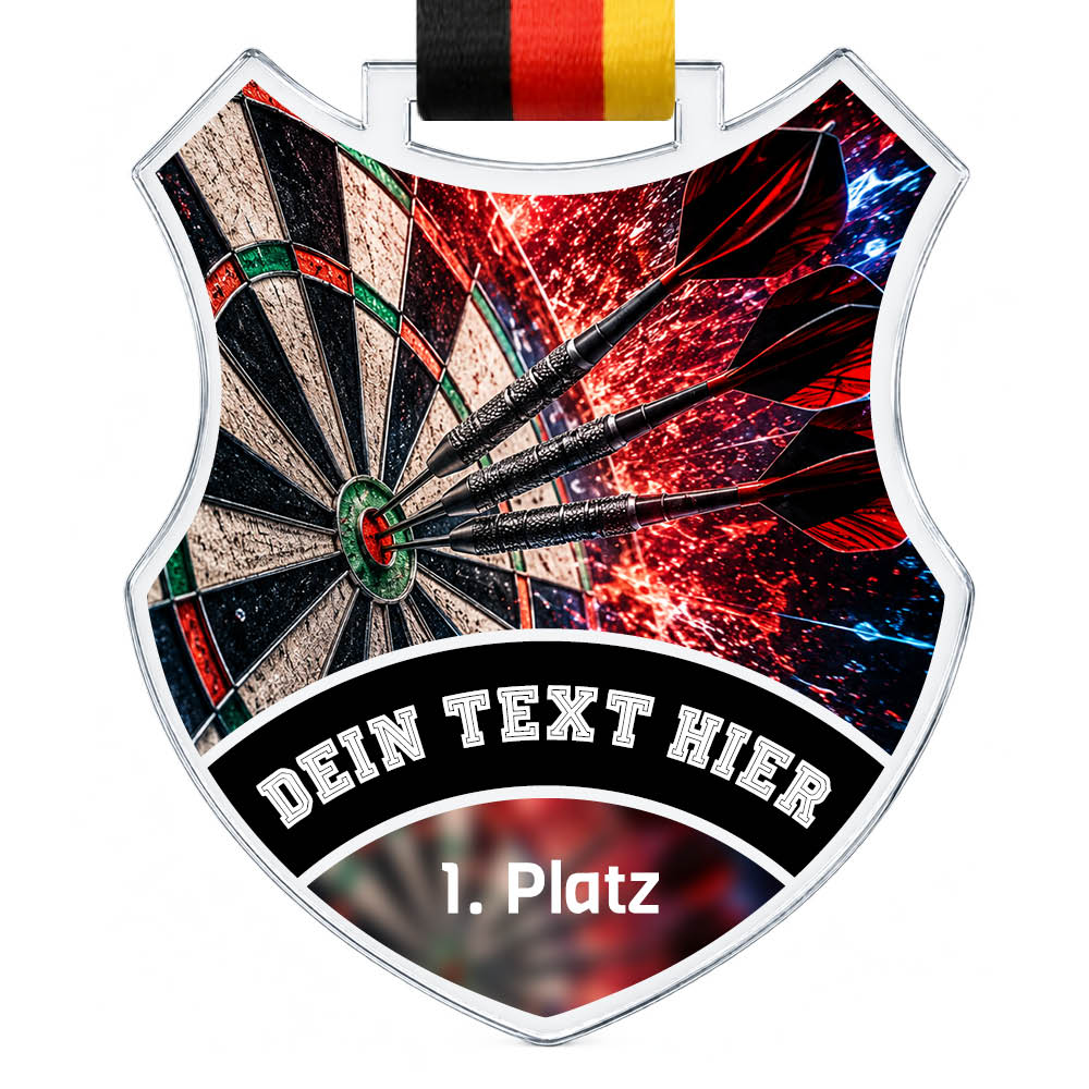 Wappen Medaille Dart