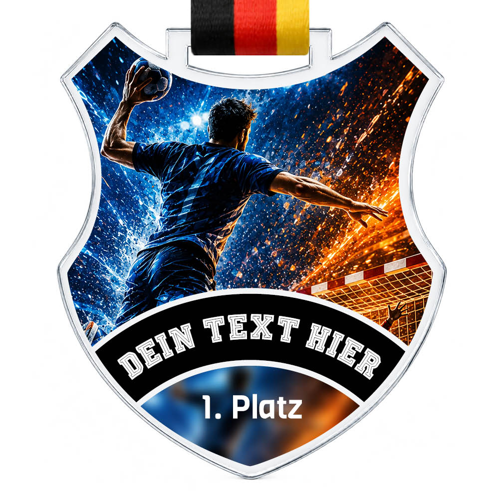 Wappen Medaille Handball