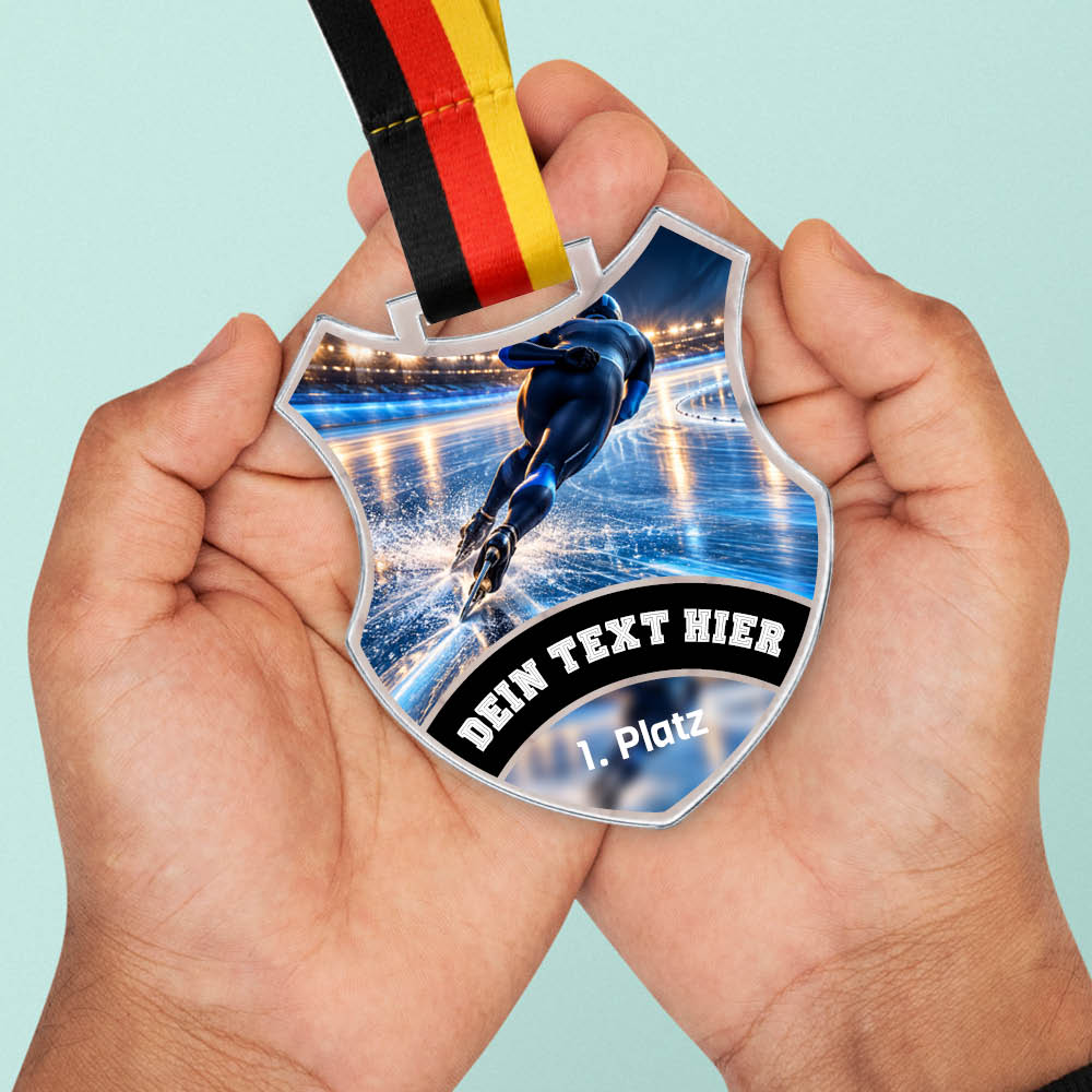 Signature Medaille Eislaufen – weitere Ansicht
