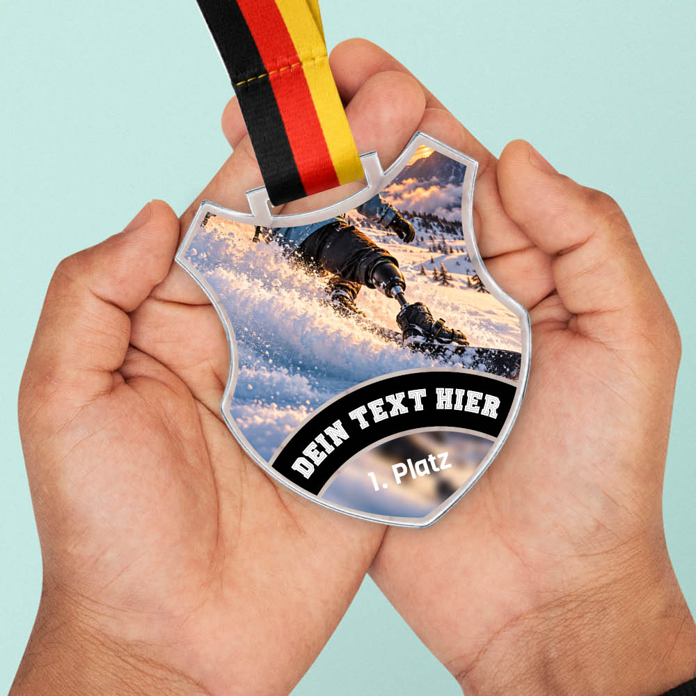 Signature Medaille Para Snowboard – weitere Ansicht