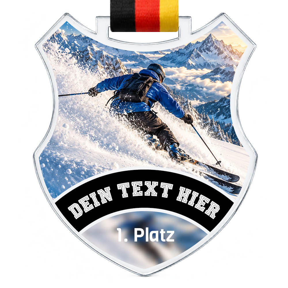 Signature Medaille Ski Freestyle – Produktansicht