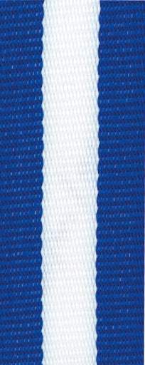 Halsband Blau, Weiß