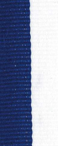 Halsband Blau, Weiß