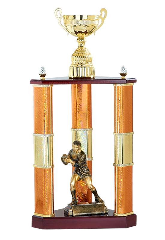 Säulenpokal Neuss Orange Gold