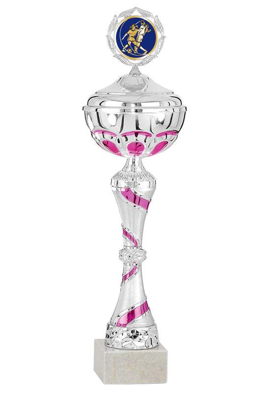 Pokalserie Silber Pink