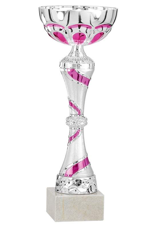 Pokalserie Silber Pink