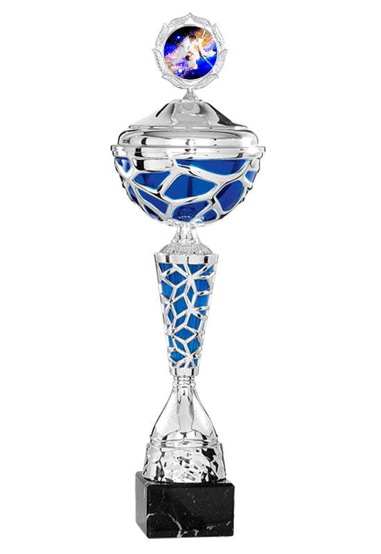 Pokalserie Blau Silber