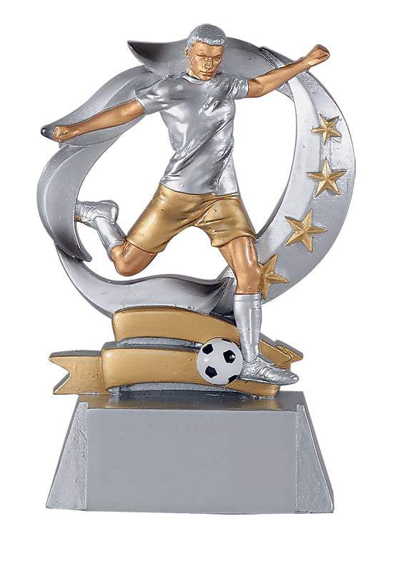 Fußball 3D Pokal Mann