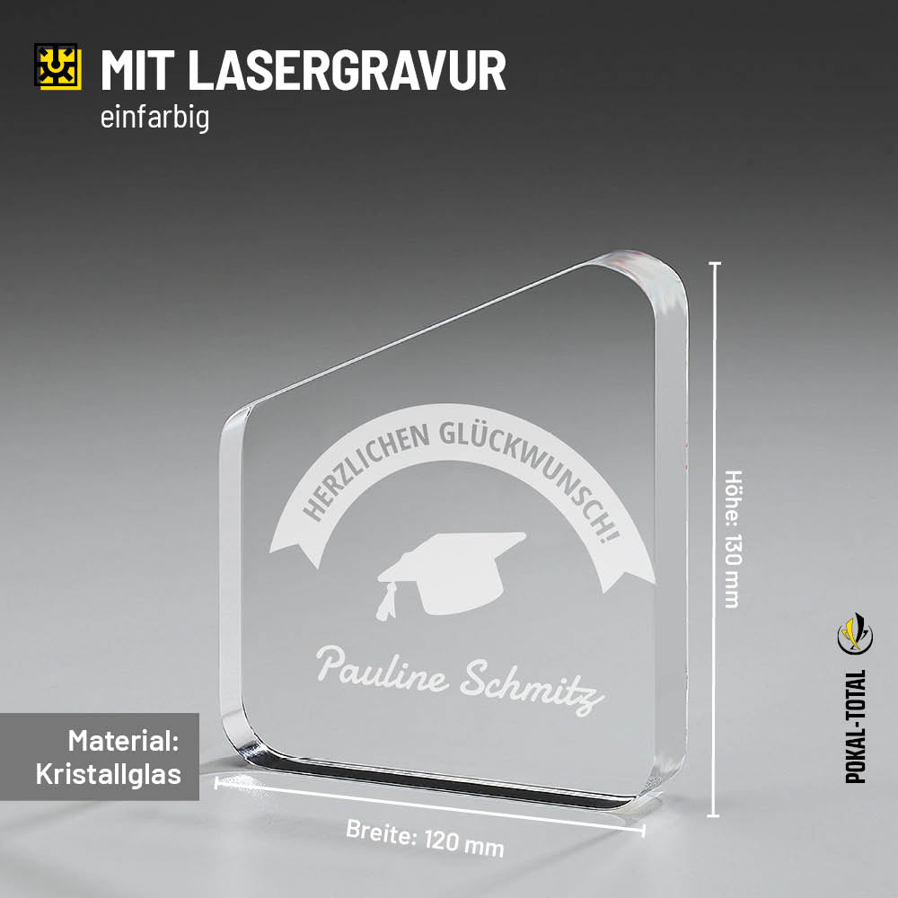 Glastrophäe Lyra