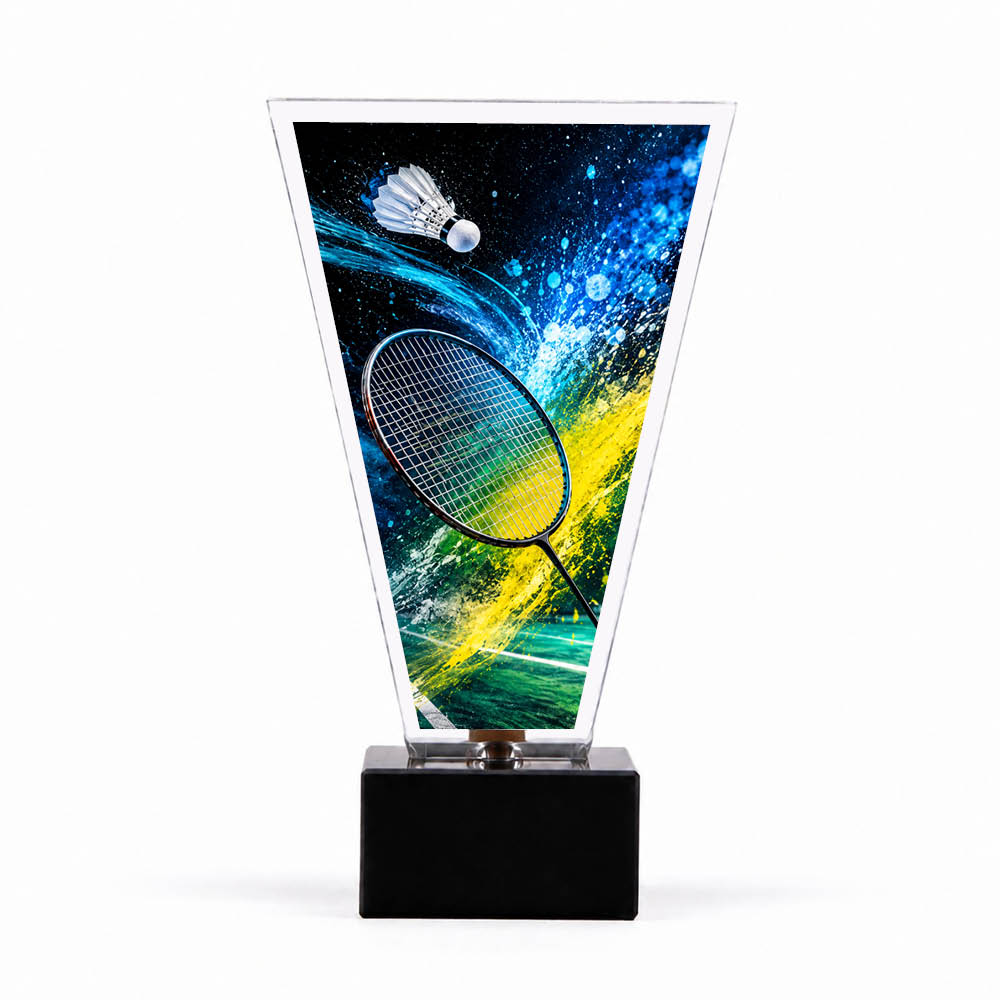 Signature Glaspokal Badminton