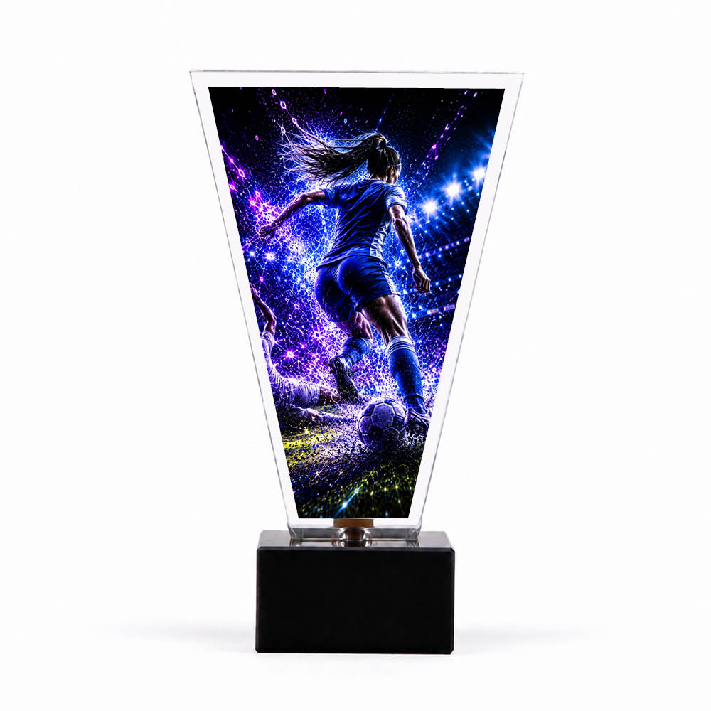Signature Glaspokal Fußball Beste Spielerin – Produktansicht