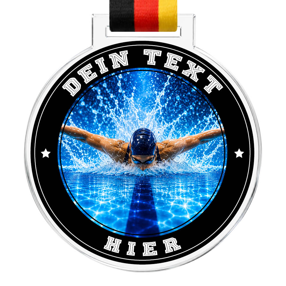Signature Medaille Schwimmen weiblich