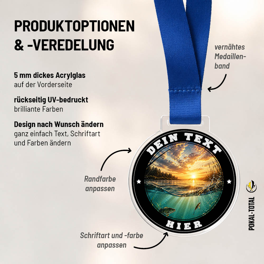 Signature Medaille Angeln