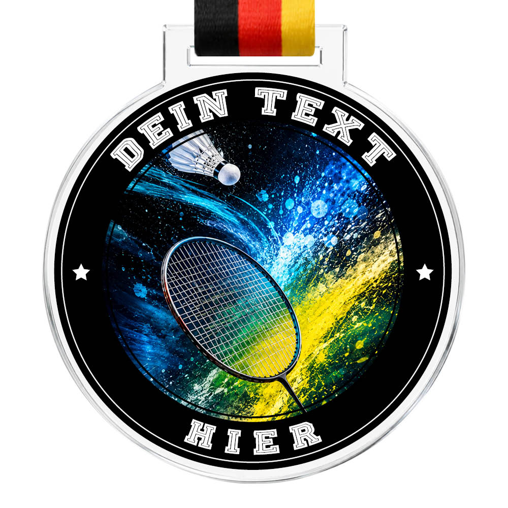 Signature Medaille Badminton