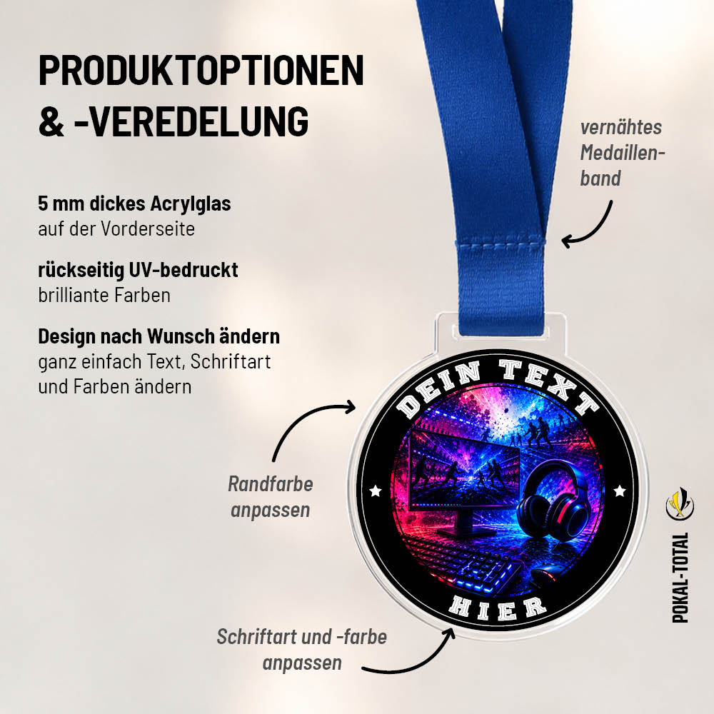 Signature Medaille Gaming / E-Sport PC