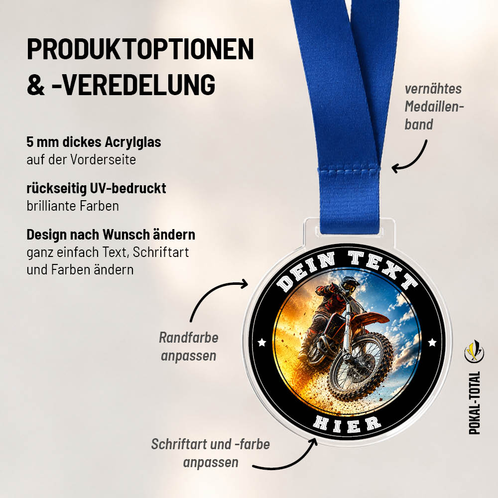 Signature Medaille Motocross