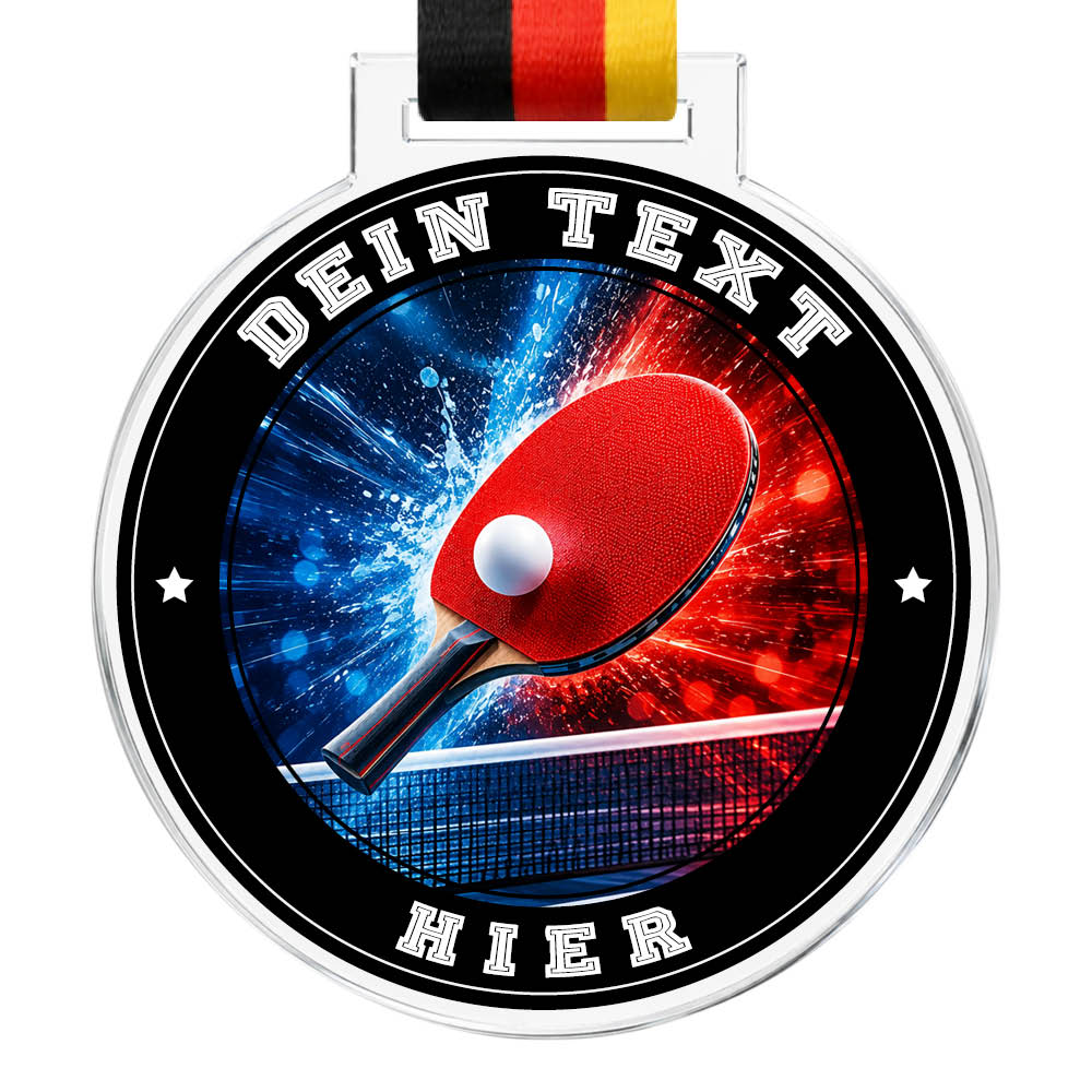 Signature Medaille Tischtennis
