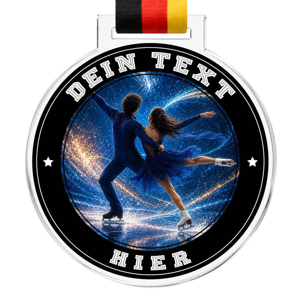 Signature Medaille Paar Eiskunstlauf – Produktansicht