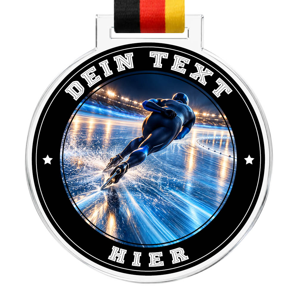 Signature Medaille Eislaufen – Produktansicht
