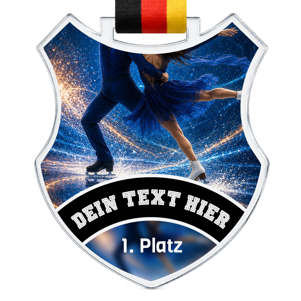 Signature Medaille Paar Eiskunstlauf – Produktansicht