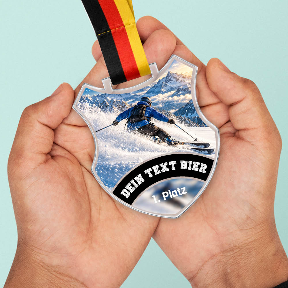 Signature Medaille Ski Freestyle – weitere Ansicht