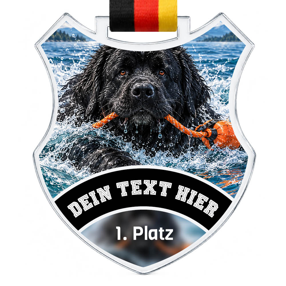 Wappen Medaille Wasserarbeit – Produktansicht