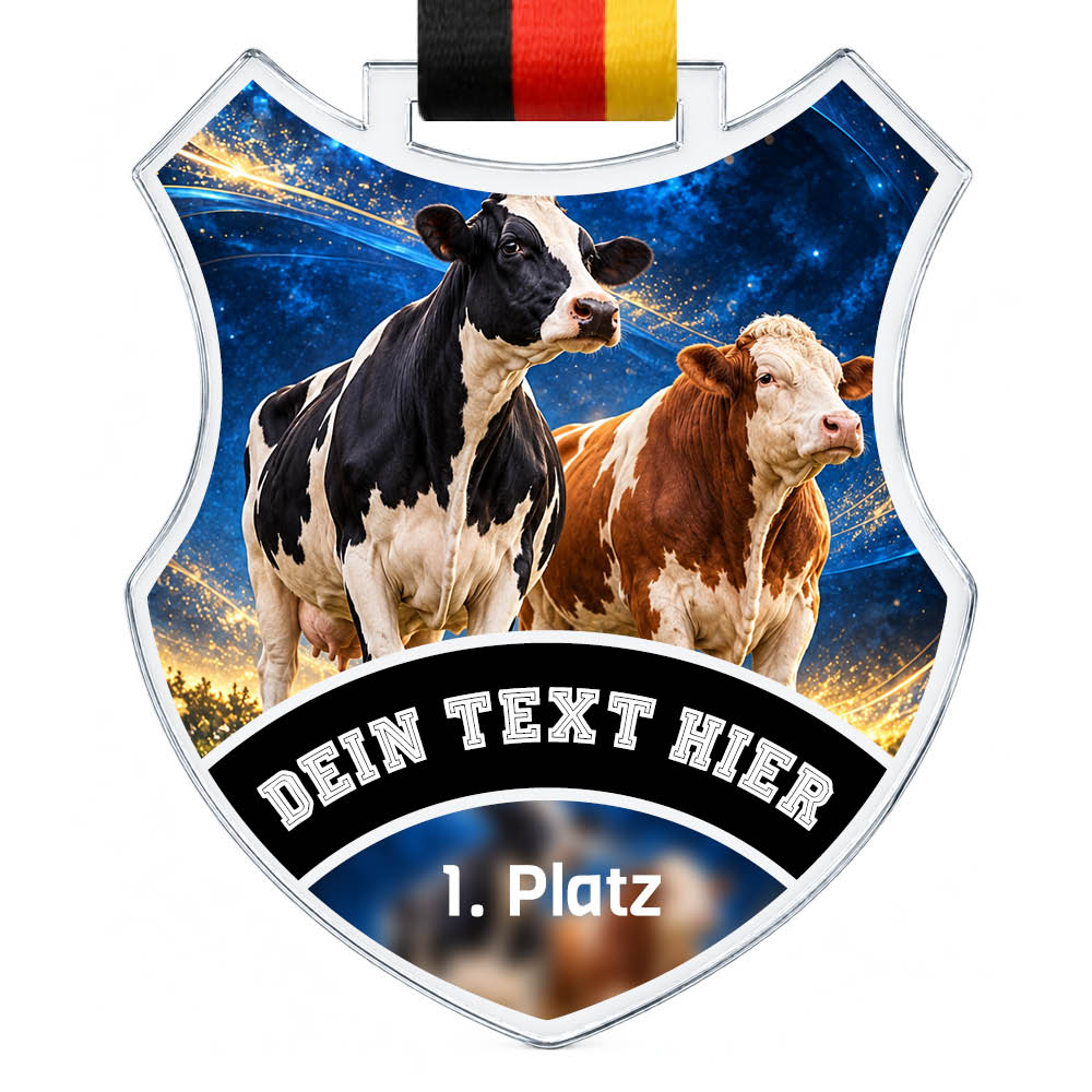 Wappen Medaille Rinder – Produktansicht