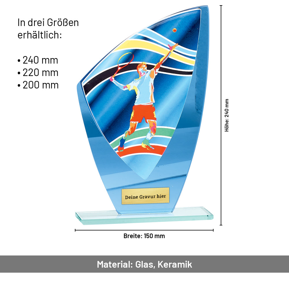 Tennis Glaspokal verspiegelt