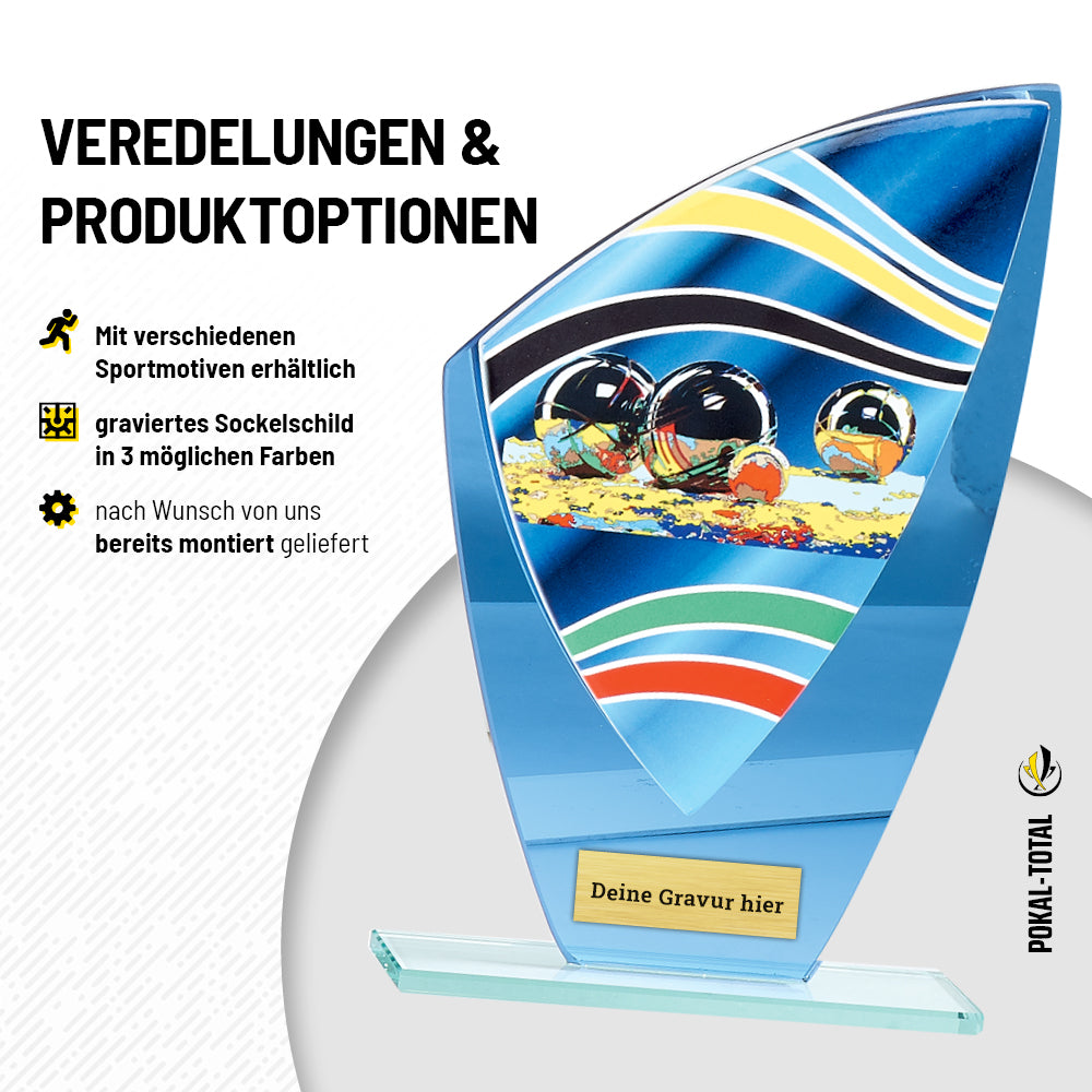 Boccia Glaspokal verspiegelt