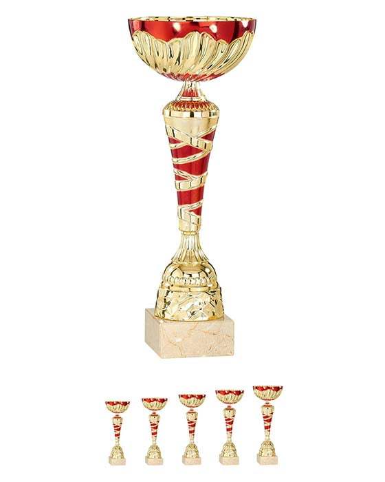 Pokalserie Rot Gold