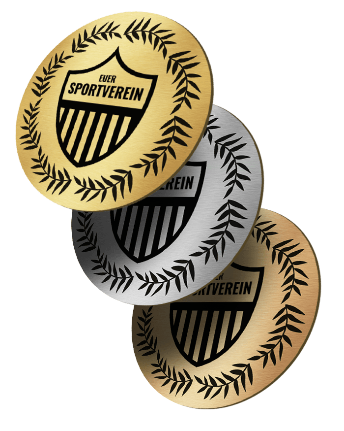 Embleme für Medaillen und Pokale