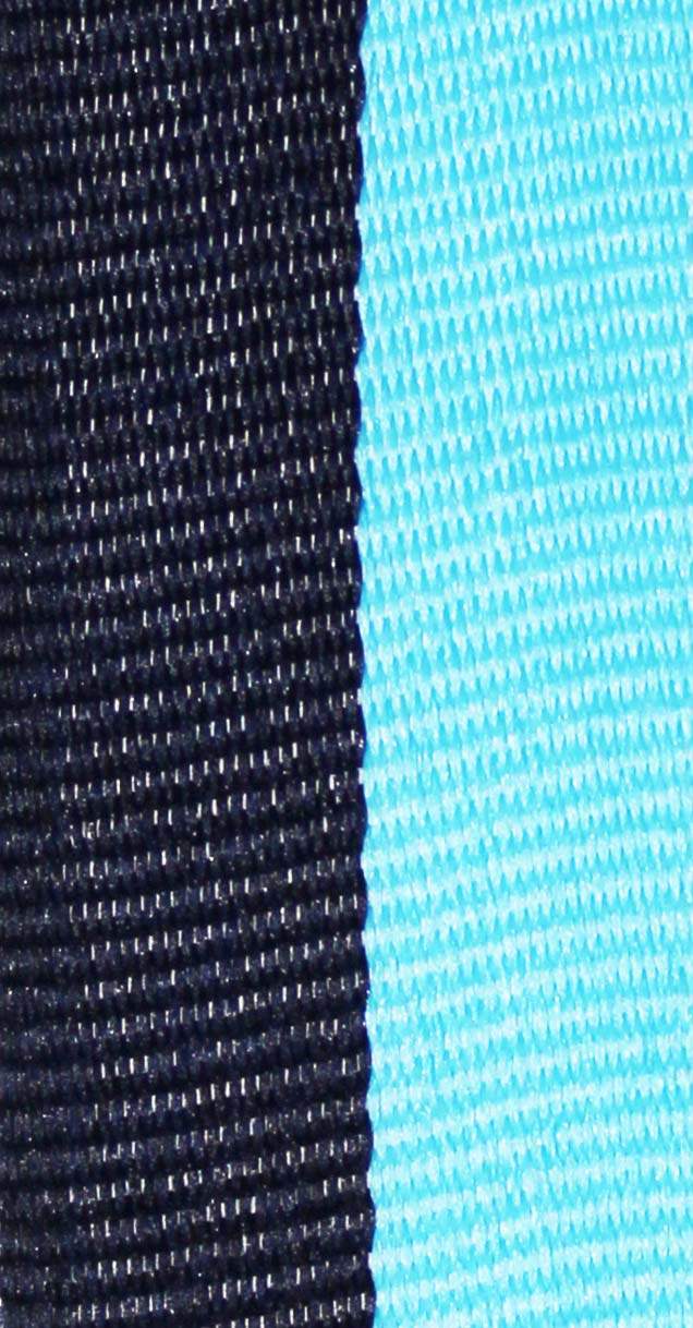 Halsband Schwarz, Hellblau