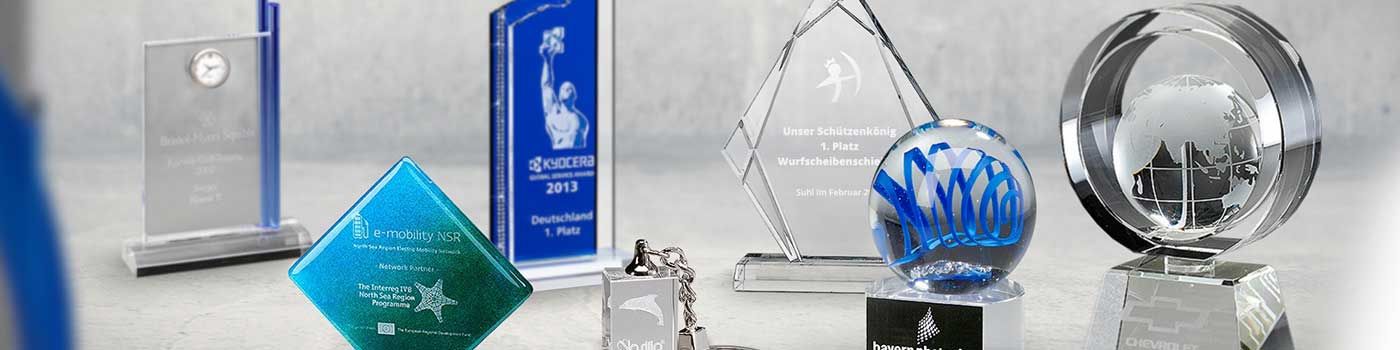 Glas-Pokal "Eishockey" mit Wunschgravur 