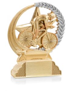 Rennrad Trophäe Beschriftung Pokal 3er set oder einzeln incl Radfahrer 
