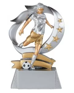 Fußball 3D Pokal Frau