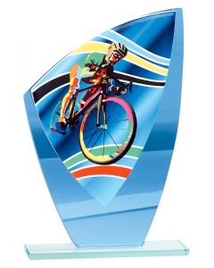 Radsport Radfahrer Figur Pokal Pokale Resin *NEU* 21 cm inkl Gravur 