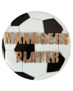 Zierscheibe Fußball Managers Player
