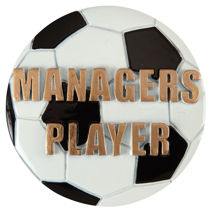 Zierscheibe Fußball Managers Player