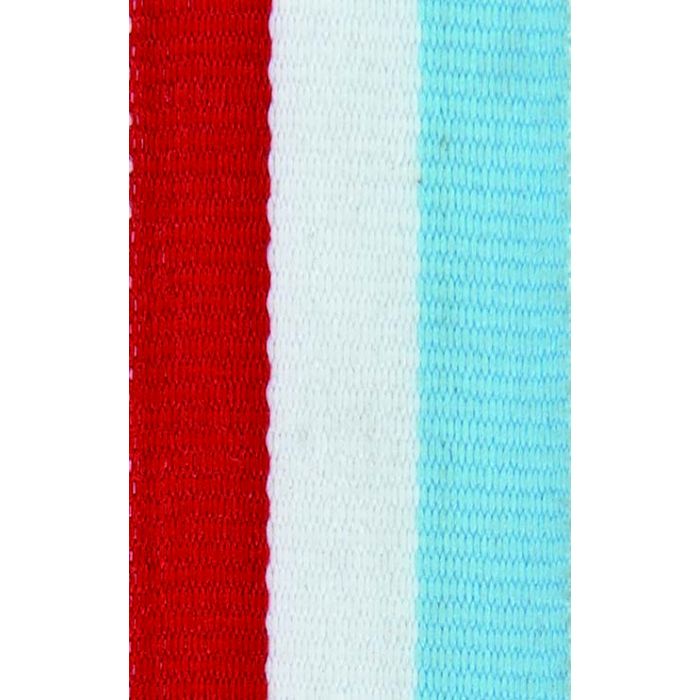 Halsband Rot, Weiß, Hellblau
