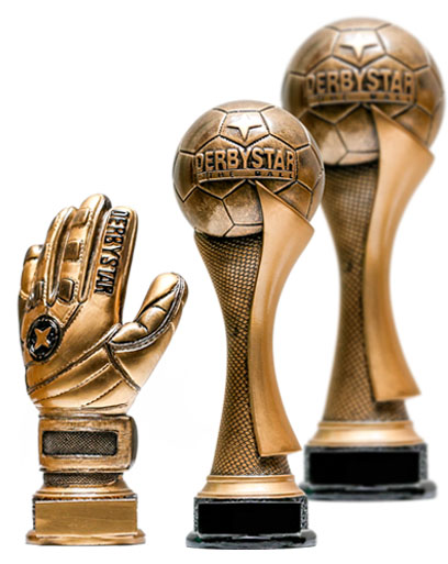 Sport inkl 2x Pokale Trophy Glasständer 16cm hoch Gravur und Emblem GSI-2 